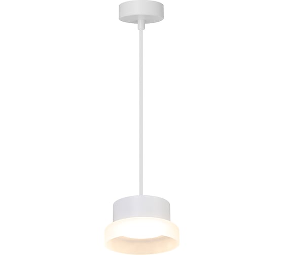 Светильник потолочный FERON Barrel HL4608 OPAL levitation 12W, 230V, GX53, белый, на подвесе 1,7 м, 51686
