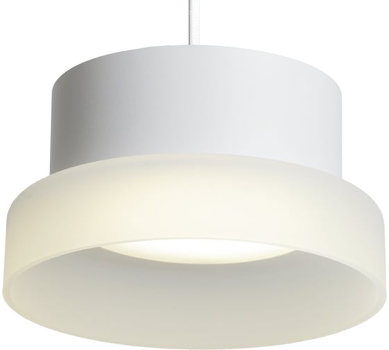 Светильник потолочный FERON Barrel HL4608 OPAL levitation 12W, 230V, GX53, белый, на подвесе 1,7 м, 51686