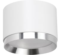 Светильник потолочный FERON Barrel DUET HL459 12W, 230V,GX53, белый + хром IP20, 51688