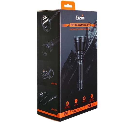 Фонарь Fenix набор HT18R+ALG-18+AER-05 HT18RKIT