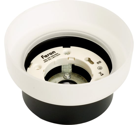 Светильник потолочный FERON HL460 Barrel OPAL 12W, 230V, GX53, черный, 51683