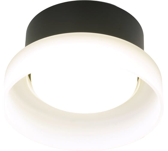 Светильник потолочный FERON HL460 Barrel OPAL 12W, 230V, GX53, черный, 51683