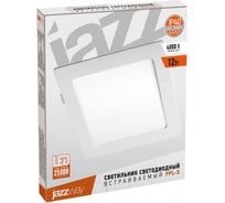 Светодиодный светильник Jazzway PPL-S WH 12Вт 4000К IP40 170мм ДВО встраиваемый ультратонкий квадрат 5008342A