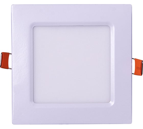Светодиодный светильник Jazzway PPL-S WH 6Вт 6500К IP40 120мм ДВО встраиваемый ультратонкий квадрат 5008243A