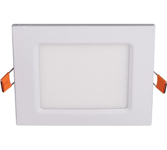 Светодиодный светильник Jazzway PPL-S WH 6Вт 6500К IP40 120мм ДВО встраиваемый ультратонкий квадрат 5008243A