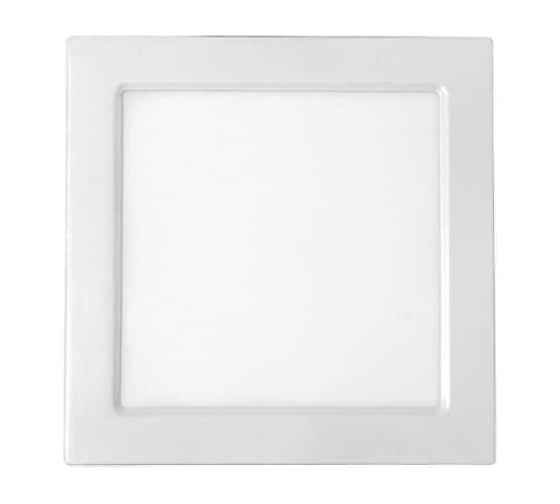 Светодиодный светильник Jazzway PPL-S WH 18Вт 4000К IP40 220мм ДВО встраиваемый ультратонкий квадрат 5009745A