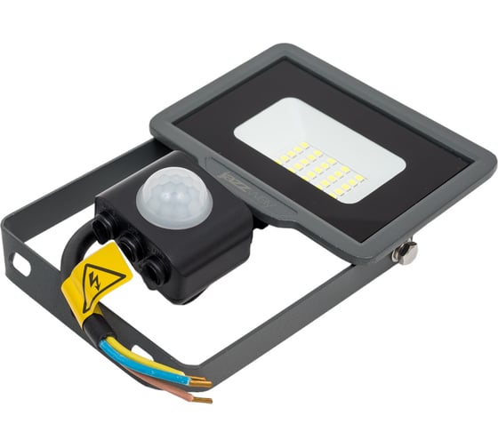 Светодиодный прожектор Jazzway PFL-C3 SENSOR 20Вт 6500К IP65 ДО закаленное прозрачное стекло 5026926A