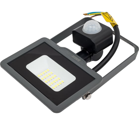 Светодиодный прожектор Jazzway PFL-C3 SENSOR 20Вт 6500К IP65 ДО закаленное прозрачное стекло 5026926A