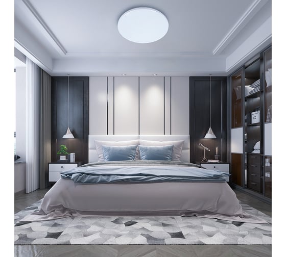 Светодиодный светильник Jazzway декоративный PPB Starway-2 32Вт 6500К IP20 d320х60 настенно-потолочный бытовой 5030961