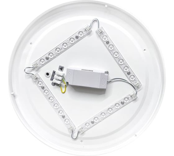 Светодиодный светильник Jazzway декоративный PPB Breeze 30Вт 6500К IP20 d380х60 настенно-потолочный бытовой 5027831