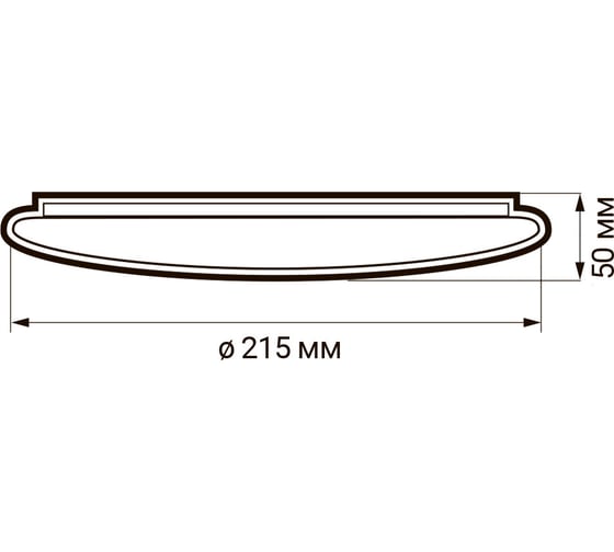 Светодиодный светильник Jazzway декоративный PPB Astra-2 12Вт 4000К IP20 d215х50 настенно-потолочный бытовой 5026988
