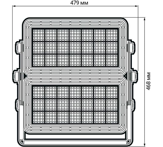 Светодиодный прожектор Jazzway PFL-SPORT 02 500Вт (2х250Вт) 5700К IP66 ДО с линзовым модулем 5лет гарантии 5033214