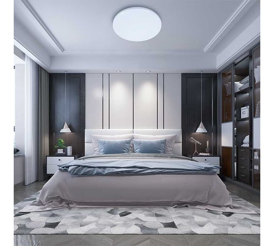 Светодиодный светильник Jazzway декоративный PPB Starway-2 24Вт 6500К IP20 d260х55 настенно-потолочный бытовой 5030947