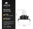 Точечный встраиваемый светильник ARTE LAMP ACT MINI A3536PL-1BK 5