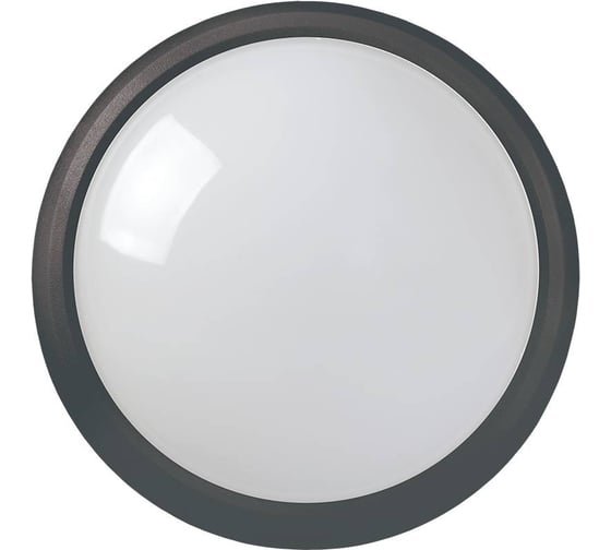 Светильник IEK LED ДПО 5031 12Вт 4000K IP65 круг черный LDPO0-5031-12-4000-K02