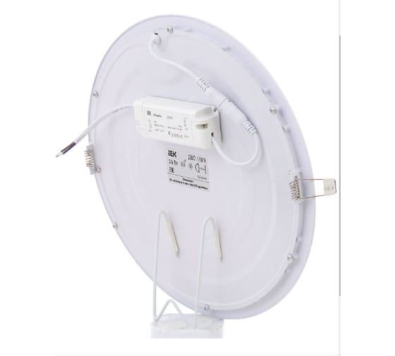 Светильник IEK ДВО 1608 белый, круг LED 18Вт 6500 IP20 LDVO0-1608-1-18-6500-K01