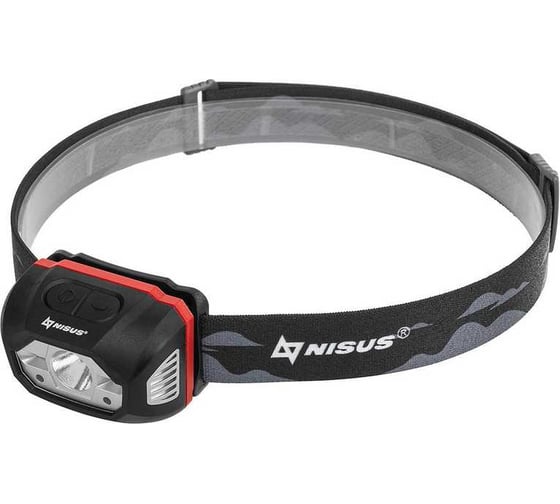 Фонарь налобный Nisus 440 LM, IPX6, USB (N-HM1) PRO 00000373723 1