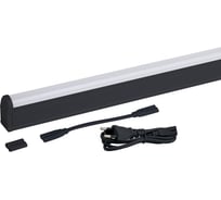 Линейный светодиодный светильник ЭРА LLED0108W4000B 8Вт, 4000K, L574мм, с выключателем, черный Б0065575