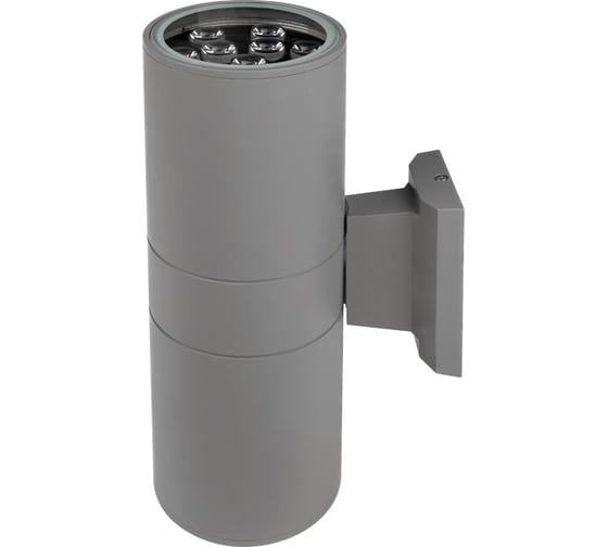 Светодиодный светильник Jazzway PWL-245110/24D 2х9Вт 3000К 230В/50Гц фасадный GR серый 5033146B