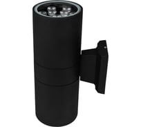 Светодиодный архитектурный светильник Jazzway PWL-300110/30D 2х9Вт 6500К BL 230В/50Гц IP65 черный фасадный 2857927B