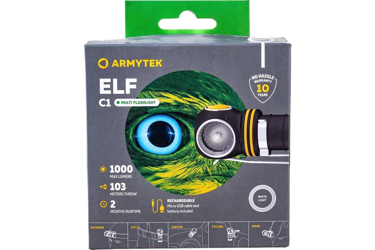 Armytek elf c1 micro usb обзор