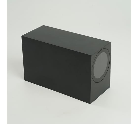 Светильник садово-парковый FERON ONE DH051-P,на стену, 2xGU10 220-240V, черный пластик, 51546