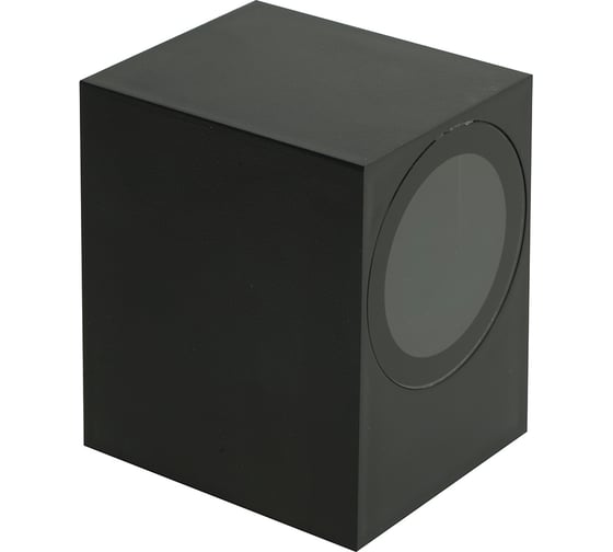 Светильник садово-парковый FERON ONE DH050-P,на стену, GU10 220-240V, черный пластик, 51544 1