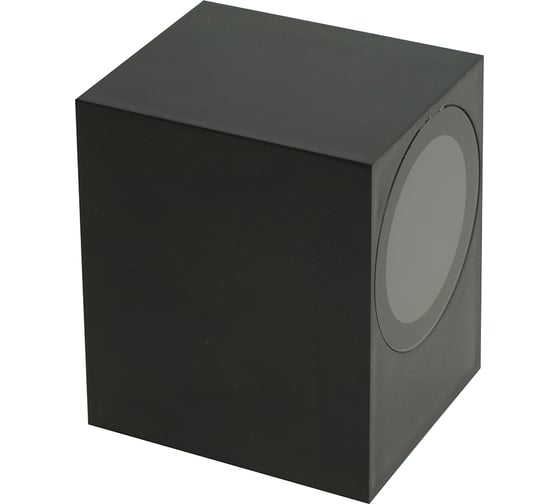 Светильник садово-парковый FERON ONE DH050-P,на стену, GU10 220-240V, черный пластик, 51544