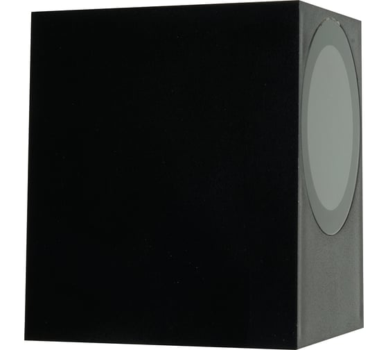 Светильник садово-парковый FERON ONE DH050-P,на стену, GU10 220-240V, черный пластик, 51544