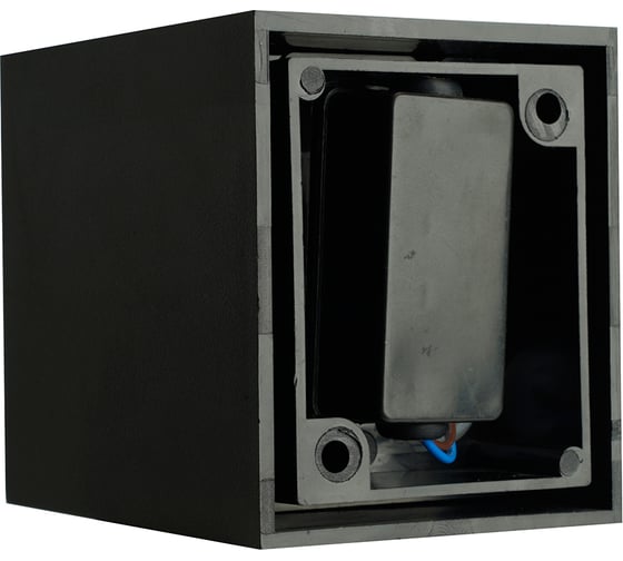 Светильник садово-парковый FERON ONE DH050-P,на стену, GU10 220-240V, черный пластик, 51544