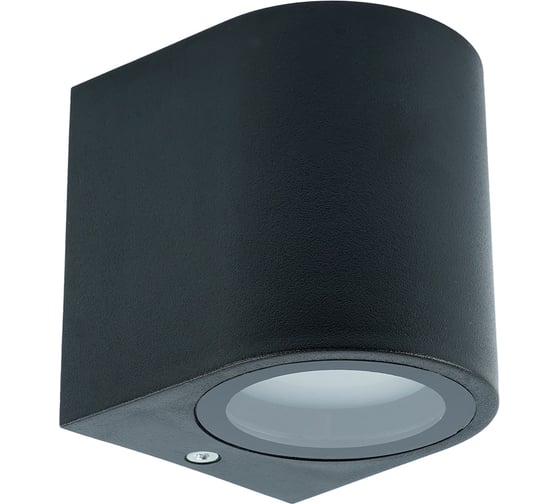Светильник садово-парковый FERON ONE DH014-P,на стену, GU10 220-240V, черный пластик, 51543