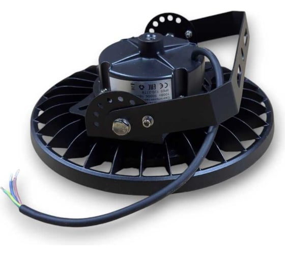 Светильник промышленный KRASO 80w 268мм IP67 5000K 12800Лм 180-260В рымболт+конс рег.др UFO(S)-80