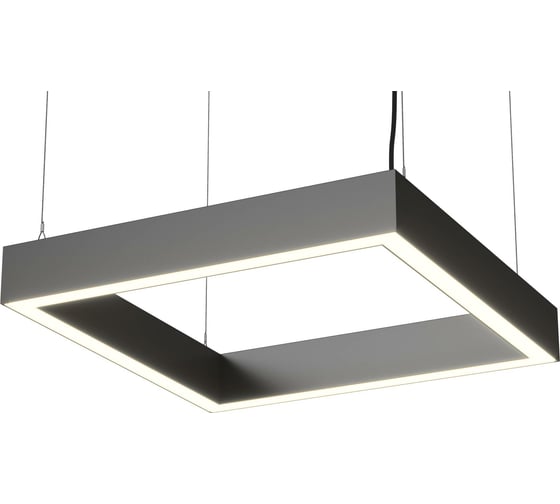 Светильник DIODEX Led Матик Квадрик 80Вт 3000К, Опал, Серый, DALI 4603789765151 1