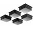 Светодиодный светильник MB Light MBL Домино-5x6-840-0-В1-RAL9005-90x90x40-44-0-3- (АА0185) 5220005 1