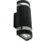 Светильник садово-парковый FERON ONE DH1702-P, на стену вверх/вниз, 2хGU10 220-240V, черный пластик, 51540 6