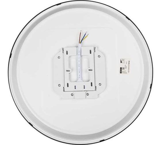 Светильник светодиодный Jazzway настенно-потолочный PPB OPAL 48W 4000K черный d370x55 IP20 5060968