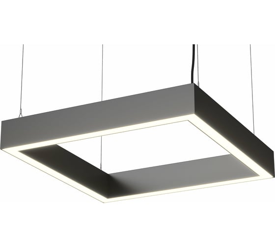 Светильник Led DIODEX Матик Квадрик 40Вт, 5500К, опал, серый, 1-10 4603789764871 1