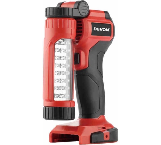 Аккумуляторный Фонарь без аккумулятора и ЗУ DEVON 5521-Li-20