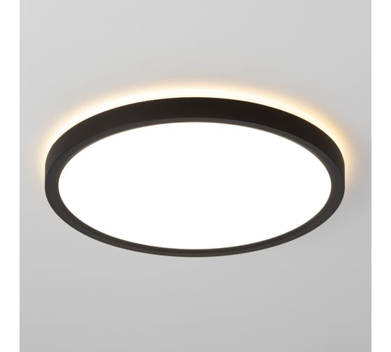 Светильник с подсветкой Citilux NORMA LED черный CL748241
