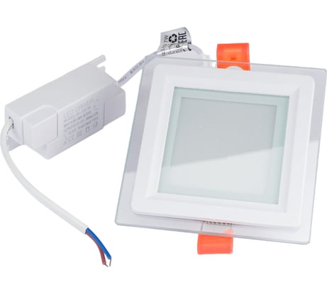 Встраиваемый спот POWERLIGHT LED 7W, квадрат, белый 6029 WH-K