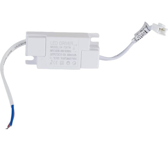 Встраиваемый спот POWERLIGHT LED 7W, квадрат, белый 6029 WH-K