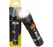 Фонарь ручной аккумуляторный с регулировкой фокуса луча и магнитом (4 режима работы, аккум. 1200мАч, время работы 1-4ч, время зар. 3ч, алюм. корпус) WMC TOOLS WMC-TH2195(59151)