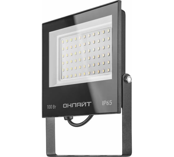 Светильник ОНЛАЙТ 90 500 OFL-03-100-6.5K-BL-IP65-LED 90500
