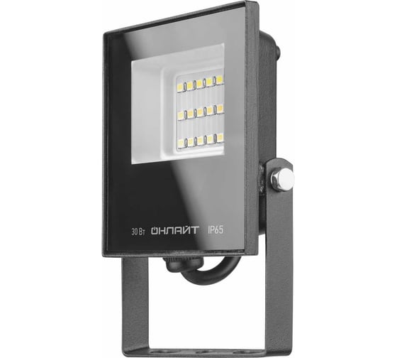 Светильник ОНЛАЙТ 90 497 OFL-03-30-6.5K-BL-IP65-LED 90497