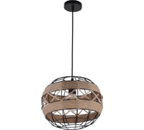 Люстра IMEX подвесная MD. 3148-1-P BK+BR