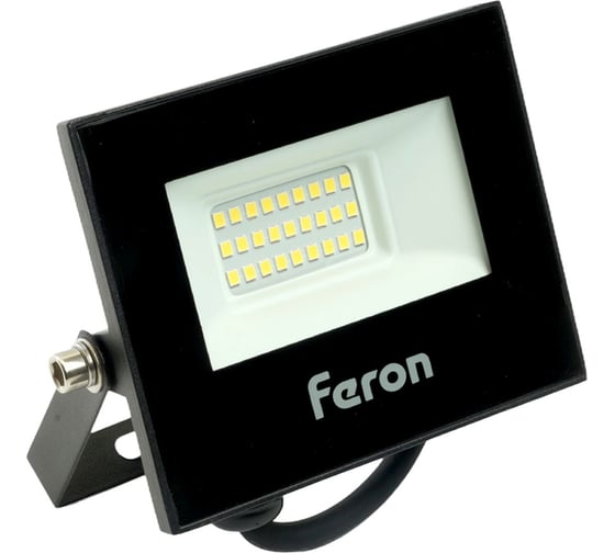 Светодиодный прожектор FERON LL-970 IP65 20W 6400K, 51629
