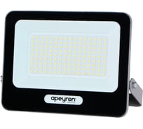Прожектор светодиодный Apeyron 100Вт, 12000лм, 6500К, IP65, 229х33х174, алюминий, серый 05-48