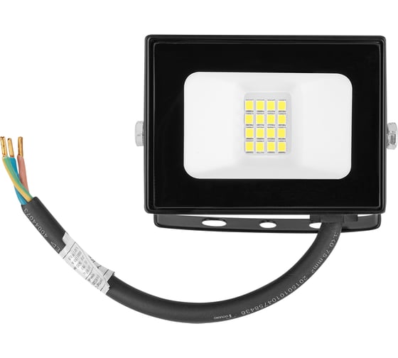 Прожектор TDM ELECTRIC СДО-05-020 20 Вт, 1600 лм, 3000 К, 220-240 В, IP65, черный, Народный SQ0336-0317