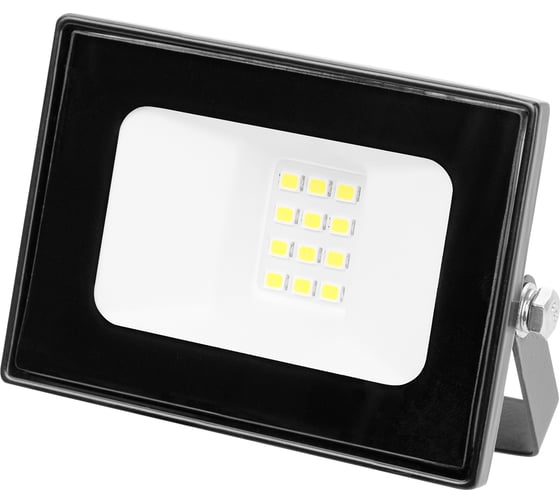 Прожектор TDM ELECTRIC СДО-05-010 10 Вт, 800 лм, 4000 К, 220-240 В, IP65, черный, Народный SQ0336-0312 1