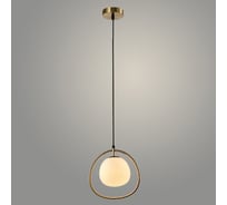 Подвес РОСТОК 22386/1HQ BR+WT латунь, 1x40W, E14, h1000, WAN23 988372433